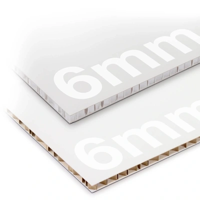 Ultraboard 6mm White Paper Honeycomb Board