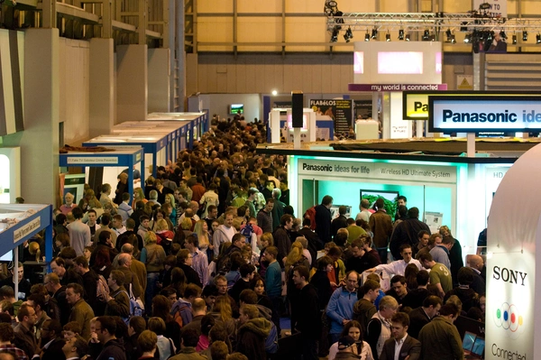 Busy exhibition event