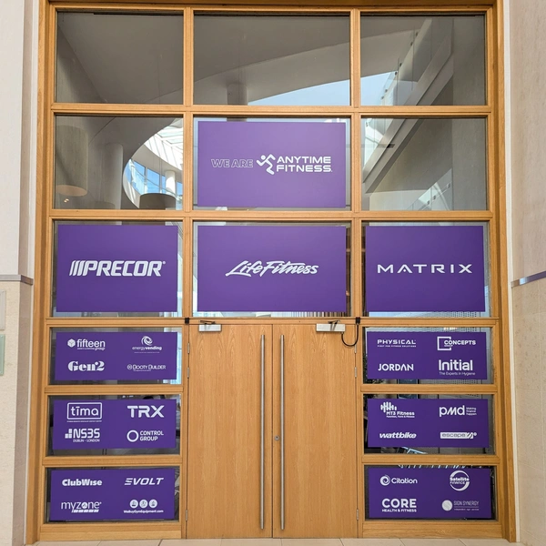 Temporary double sided window vinyls